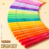 Marcador Acrílico de Punta Suave Líquido Directo Color Verdadero para Estudiantes Arte Papel Impermeable Apilable Color Lavable Pincel de Pintura