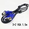 Cable VGA 3+5 líneas de datos para monitor de laptop, cable de TV para proyector, dispositivo de pantalla VGA