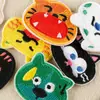 Parche Bordado Nuevo Estilo Parche de Dibujos Animados Decoración Lindo Gato Nuevo Parche de Tela Autoadhesivo DIY