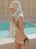 Traje de Baño Nuevo de Tres Piezas para Mujer 2026, Adelgazante y Sexy, para Playa y Resort Aguas Termales Natación [Envío Directo Disponible]