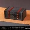Caja de Almacenamiento de Madera Retro con Cerradura Caja de Contraseña Caja para Cartas Tarjetas Tesoros Caja Pequeña de Madera Almacenamiento Caja de Madera Caja de Sellado