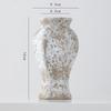 Jarrón de Cerámica Estilo Shumen Wabi-Sabi Retro Cerámica Jarrón para Flores Secas Decorativo de Alta Gama Flores Hidropónicas Adornos para Arreglos Florales para Sala de Estar