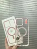 Funda magnética para teléfono Macaron Adecuada para Apple 18Promax Carcasa mate Agujero grande Funda protectora para teléfono Iphone17