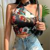 AliExpress Explosiones de Verano Moda Estilo Chino Hebilla Sexy Ombligo Top Pequeño