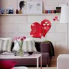 Pegatinas de Pared Acrílicas 3D en Forma de Corazón Papel Tapiz de Pareja Autoadhesivo Habitación de Boda Dormitorio Decoración Cálida Romántica de Cabecera