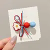 Presilhas de Cabelo de Alta Qualidade para Crianças, Presilhas Laterais de Flor Fofas Estilo Coreano, Acessórios de Cabelo da Moda