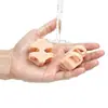 Separador de Dedos de Silicona con Doble Anillo Sebs Corrector de Juanetes Separador de Dedos Superpuestos para Uso de Día y Noche Corrección de Hueso del Dedo Gordo del Pie