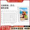 Marco de Fotos Magnético de Encaje Acrílico Transfronterizo Transparente de Escritorio Soporte para Exhibición de Fotos Ladrillo para Tarjetas Polaroid Comercio Exterior Personalización