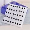 Una Caja de Pendientes de Plástico con Strass para Perforación de Oreja, Adecuados para Hombres y Mujeres, Estilo Coreano, Pendientes Pequeños Elegantes, Joyería para Toda la Oreja, Barras para Oreja 2026