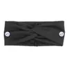 Botón de Máscara Botón Cruzado Estampado de Leopardo Diadema para el Cabello Accesorios para el Cabello Diadema de Yoga Diadema Deportiva para Fitness Diadema Absorbente de Sudor