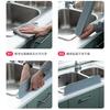 Barrera de Agua para Fregadero Artefacto Protector contra Salpicaduras de Agua para Fregadero de Cocina Barrera de Agua para Fregadero Encimera Silicona Ventosa Deflector