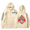 ONE PIECE ONE PIECE Monkey D. Sudadera con Capucha y Estampado Térmico 2D Divertida de Luffy Transfronteriza