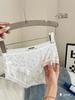 7A Entrepierna Antibacteriana de Seda Suave Cera Leche Piel Estampada Ropa Interior para Mujer Sin Costuras Secado Rápido Ultradelgada Transpirable Seda de Hielo Calzones Tipo Máscara