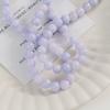 Pulsera de cuentas perforadas estilo chino nuevo de 8 mm color sólido jade accesorios para joyería diy cuentas de colores productos semiacabados al por mayor tendencia