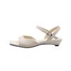 Sandalias de Tacón Grueso Retro Suave de Estilo Francés, Versátiles, de Moda, de Punta Cuadrada y Punta Abierta, de Tacón Bajo para Mujer