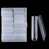 Puntas de Cristal para Uñas Artísticas Caja de 120 Piezas, Sin Base de Papel, Reutilizables, Extensión Rápida Uñas Portátiles Venta al por Mayor