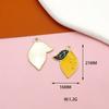 Pendientes de aleación con forma de cereza y fresa fresca, con adornos de bricolaje cuidadosamente seleccionados, con una serie de frutas de verano, accesorios para el cabello y colgantes.
