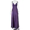 Novedades de principios de otoño europeas y americanas: Vestido Sexy de Tirantes Finos con Escote Bajo, Vestido Largo con Estilo de Chica Atrevida, Sensación de Lujo, Ceñido a la Cintura, Vestido sin Espalda