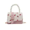 Nova Bolsa Quadrada Pequena Estampada Fofa Estilo Coreano Casual Primavera Moda Simples de Ombro/Axila Bolsa Transversal