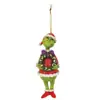 Produto Novo Transfronteiriço 2023 Natal Monstro Peludo Verde Grinch Decorações de Árvore de Natal Enfeites de Carro Decoração de Casa