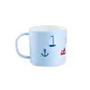 Guanghua niño niña vaso de enjuague bucal forma linda impresión infantil vaso para cepillo de dientes asa portátil plástico vaso para beber