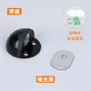 Tapón Magnético Silencioso para Puerta de Vidrio con Forma de Tortuga de Acero Inoxidable, Tapón de Puerta Semicircular de Doble Uso sin Taladro, Bloqueador de Puerta Engrosado Anticolisión