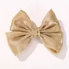 Europeu e Americano Cor Pura Novo Brilhante Terno Laço Jk Crianças Grampo de Cabelo Lolita Preppy Estilo Menina Acessórios de Cabelo 4708