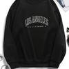 Amazon wish estación independiente holgada Los Ángeles California Sudadera con capucha estampada