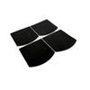 Alfombrilla Impermeable de Espuma EPDM Alfombrilla de Goma Negra Mesa y Silla Muebles Aislamiento Acústico Absorción de Impactos Anticolisión Adhesivo Antideslizante Alfombrilla de Espuma Venta al por Mayor