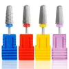 Cabeça Redonda de aço tungstênio dente cruzado cabeça de polimento para unhas broca para remover unhas remoção de pele morta ferramenta para unhas com broca para máquina de unhas