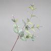 Folha de eucalipto nórdico flor artificial folha de dinheiro única decoração de mesa de casa arranjo de flores decoração fotografia adereços