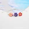 Pulseira de Flor de Argila Colorida Macia, Pulseira Trançada Artesanal Doce Estilo Ins Nicho