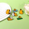 Lindo Pin Insignia Capibala Animal Dibujo Animado Animal Capibara Cocodrilo Broche Metal Decorativo Accesorios Mochila