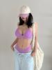 Novedad 2025 Bikini Separado para Mujer para Cubrir el Vientre y Lucir Delgado, Traje de Baño para Resort de Playa y Aguas Termales [Una Pieza Envío Directo]