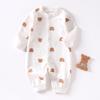 Mono de bebé de clase A, ropa de algodón puro, traje de aire acondicionado para las cuatro estaciones, primavera y otoño, para niños y niñas, traje de escalada para bebés, ropa base.