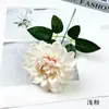 Pintura al óleo de rama pequeña simulada Nenúfar DIY Decoración Floral para el Hogar Dalia Salón de Bodas Pared de Flores Arreglo Floral Accesorios
