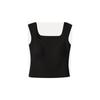 Chaleco con Almohadillas para Cubrir los Senos, Sin Costuras, Deportivo sin Aros, Cuello Cuadrado, Ropa Exterior, Pura Deseo, Ajustado para Llevar Debajo, Espalda Ancha