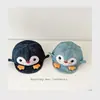 Boné Baseball Estilo Novo 2026 de Jeans Pinguim Pequeno para Meninos e Meninas, Aba Macia, Chapéu Estiloso para Proteção Solar ao Ar Livre