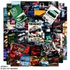 50 Pegatinas de Póster JDM Geniales para Coche, Cuaderno, Taza de Agua, Equipaje, Pegatinas Impermeables Autoadhesivas Creativas