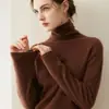 Suéter de cachemira pura 2026 invierno nuevo para mujer primera línea listo para usar camisa base estilo elegante holgado adelgazante cálido suéter