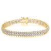 Nueva Cadena de Tenis Transfronteriza Moda Versátil Nicho Pulsera de Zirconia Brillante Elegante Fabricante de Joyería en Stock