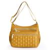 Bolso de hombro momia ligero de nailon, informal, de gran capacidad, con costuras bordadas, para viaje, 2022