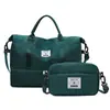 Nueva bolsa de viaje portátil para mujer, venta al por mayor transfronteriza, bolsa de natación y fitness con separación de humedad y secado seco para negocios de corta distancia, bolsa de almacenamiento cruzada.