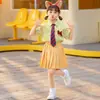 Conjunto de Uniforme Escolar JK Nick Fox para Crianças Roupa de Performance para Meninos e Meninas Alunos do Ensino Fundamental Uniforme de Policial Nick Uniforme de Aula de Performance Verão