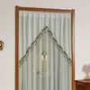 Cortina de Puerta Mágica con Cinta de Velcro a Prueba de Mosquitos de Verano, Cortina de Puerta de Encaje sin Taladro, Cortina de Ventana para Dormitorio, Cortina Divisoria para el Hogar para Todas las Estaciones
