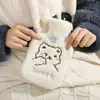 Nueva bolsa de agua caliente de dibujos animados linda de felpa, inyección de agua, bolsa de agua caliente, al por mayor, PVC grueso a prueba de explosiones, bolsa de agua caliente, extraíble y lavable