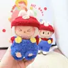 Solo ropa] la primera y segunda generación Labubu muñeco tela tela colgante correa falda sentada fiesta ángel lazo adorable