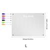 TYU047 Acrílico Magnético Plano Semanal de Atrito Quadro de Notas Apagável Transparente Quadro de Escrita de Mensagens Placa de Exibição de Dicas de Memorando