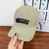 Gorra de Béisbol Retro Versátil con Bordado de Letras para Mujer Primavera y Verano, Nuevo Estilo Coreano Sombrero de Sol de Ala Curva que Hace que la Cara Parezca Más Pequeña
