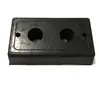 Soporte de caja de conexiones de molde de aluminio bloque de posicionamiento de conducto empotrado de agua y electricidad placa de película de aluminio para caja de conexiones 86 base de junta de parada de agua de aluminio goma